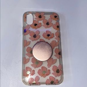 iPhone XR Case w/ pop socket